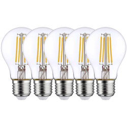 LightMe LM85936 LED Bulbs 7W=60W Warm White E-27 5-Pack