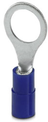 Insulated ring cable lug, 1.5-2.5 mm², AWG 16 to 14, 8.5 mm, M8, blue, 3240026