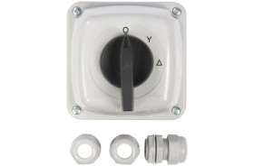 Łącznik krzywkowy gwiazda-trójkąt 3P 25A IP44 Łuk 25-23 w obudowie 922513