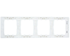 SISTENA LIFE Ramka poczwórna pionowa arctic 771008