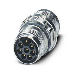 Złącze wielostykowe przemysłowe 4-pinowe M17 Montaż przedni Wtyczka Phoenix Contact