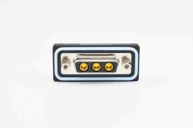 Złącze D-Sub lutowane 3-pinowe Męski Kątowe Montaż na panelu raster 2.77mm