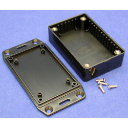 Hammond 1591MFLBK Multipurpose FRABS Enclosure Flanged Lid 85 x 56 x 26 Black