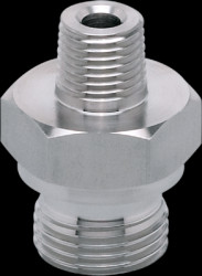 Screw-in adapter, 800 bar/80 MPa, 1/4&quot; NPT, G 1/2 for pressure sensors, E30059
