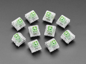 Kailh Mechanical Key Switches - Thick Click Jade Box - 10 pack (Cherry MX Compatible) [discontinued]
