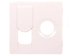 VALENA LIFE Plakietka gniazda teleinformatycznego TV/RJ45 kremowy 754831