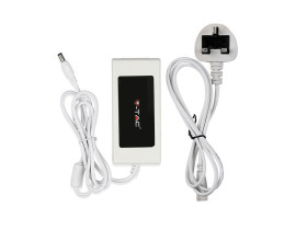 Zasilacz LED 12V 60W VT-23060-W biały (BS wtyczka brytyjska) wodoodporny IP44 3269 V-TAC