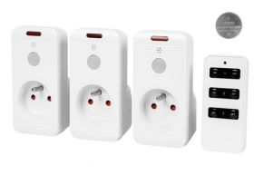 GNIAZDO SIEC.X 3 STEROWANE PILOTEM