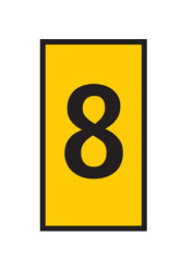 Oznacznik kabli z klipsem Zatrzask HellermannTyton zakres 2.8 → 3.8mm Cable Marker ilość 1000jednostki