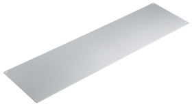 Panel stelażowy Panel przedni do szafy RACK RS PRO moduły stelażowe 3U szerokość 138.8mm 520 x 138.8mm Szary