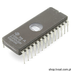 TMS27C512-15 512Kbit UV EPROM DIP28CW TI USED