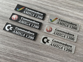 Amiga 1200 'Special' badges 0.5mm thick