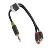 Przyłącze Jack 3.5mm wtyk - 2xRCA gniazdo 0,2m CABW22250AT02