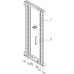 nVent SCHROFF 21130442 Obrotowa pokrywa ramy 1 szt.
