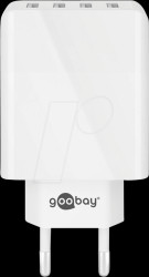 44962 USB charger, 5 V, 2 A, 4-way, white