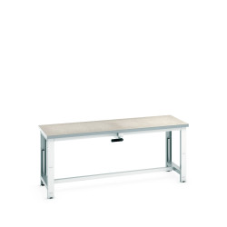 Stół warsztatowy szer. 750mm Nie Ławka mobilna Blacha stalowa dł. 2000mm wys. 840 → 1140mm