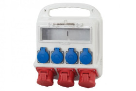 Rozdzielnica FORTE 11M - gniazda 2x16A 5p, 32A 5p, 4x230V /11 modułów/