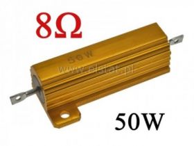 Rezystor drutowy 8,0 Ohm 50W