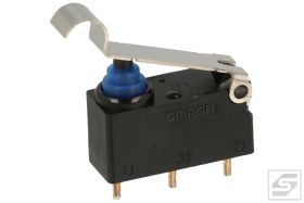 Mikroprzełącznik D2HW-A231D; OMRON; dźwignia symolująca rolkę 20mm;IP67