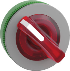 Toggle switch, illuminable, red, mounting Ø 30.5 mm, ZB5FK1443C0