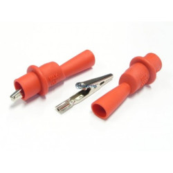 krokodyl 2mm izolowany 67mm czerwony