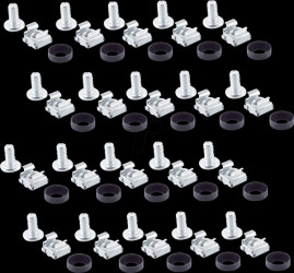 BS08-01028 M6 cage screws set, 20 pcs.