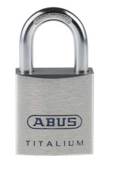 Kłódka odporna na warunki pogodowe średnica szekli: 7mm ABUS z kluczem W budynkach, na zewnątrz Tytan Szary