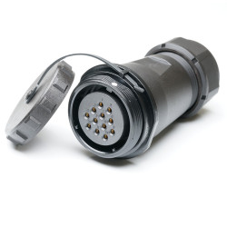 Przemysłowe złącze okrągłe 12-pinowe SP29 Układ szeregowy Gniazdo RS PRO Żeńskie IP68 SP2911C