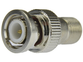 Przejście Adapter BNC (wtyk) / F (gniazdo) do łączenia kamer monitoringu CCTV
