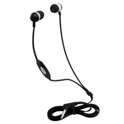 Słuchawki douszne Blow B-12 z mikrofonem - czarne