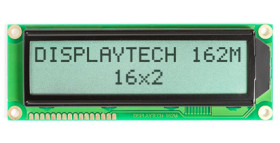 Wyświetlacz monochromatyczny LCD, , Alfanumeryczny, Displaytech