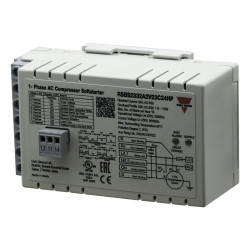 Układ łagodnego rozruchu 4,4 kW Carlo Gavazzi Łagodny rozruch 1-fazowy 230 V AC zakres RSBS 32 A IP20