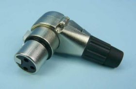 GN.MIKR.XLR 3-PIN KĄT.NA KABEL