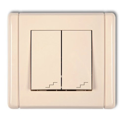 FLEXI Łącznik podwójny schodowy beżowy 1FWP-33