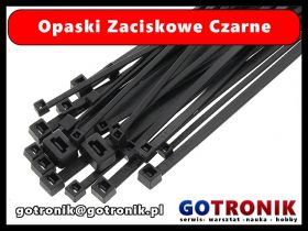 Opaska zaciskowa 3,5x100 mm czarna