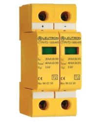 Ogranicznik przepięć DC do systemów PV, T2, 1000V, CT PV-T2/2-0/1000, 960222