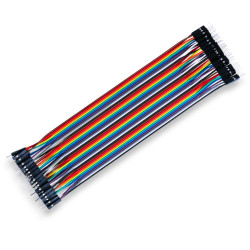 Przewody kable 40szt - 30 cm zworki Męsko - Męskie do Arduino GPIO DuPont
