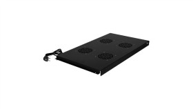 Panel 4X Wentylator Rack 19 Do Szaf 600X1000 Podsufitowy Czarny 420X745mm...