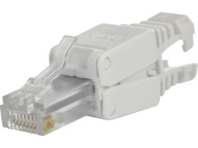 Wtyk beznarzędziowy RJ45 8P8C kat.6 nieekranowany UTP NEKU