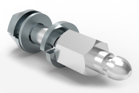 Zestaw montażowy Słupek Qlock do Model C VW do montażu na ścianie tylnej TE Connectivity