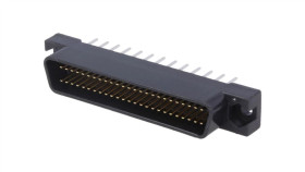 Złącze Przewód-Płytka 50-Pin Ekranowane Gniazdo Męskie Tht 5173280-3