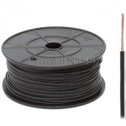 FLRY 0,5 przewód samochodowy czarny, linka