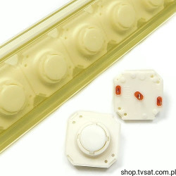 3.14.100.501 Low short-travel keyswitch, non-illum. Au THT RAFI