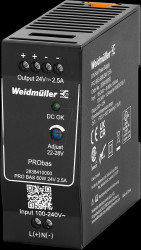 2838410000 Switching power supply for rail mounting, PRObas, 60 W, 24 V, 2.