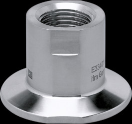 Process adapter, Tri-Clamp, 25 bar/2.5 MPa, G 1/2, 1-1.5&quot; for process sensors, E33401