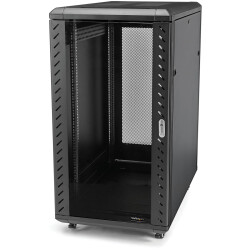 StarTech.com RK1836BKF 4-Post 18U Server Rack Cabinet, Lockable 19" Data Rack C