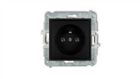 Mechanizm Gniazda Pojedynczego Z Uziemieniem 2P+Z (Bez Przesłon Torów...