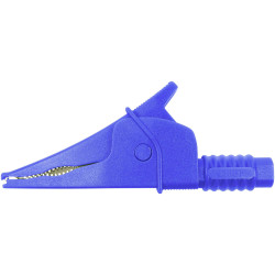 Cliff FCR79900L Safety Clip 4mm CAT III 1000V Blue Fully Insulated