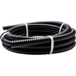TIP 31016 Spiral Hose 5m 1 1/4&quot; Black Flexible UV Resistant PVC