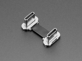Adafruit Slim Right Angle USB C to USB C Cable - 23mm